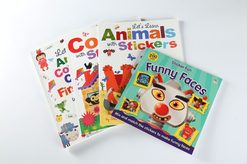 书刊印刷-animals stickers